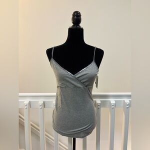 Target Women's Gray Camisole Top with Sequin Trim NWT